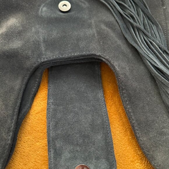 BCBGeneration Suede Tassel Hobo Bag, Fume/Gray - Picture 4 of 10